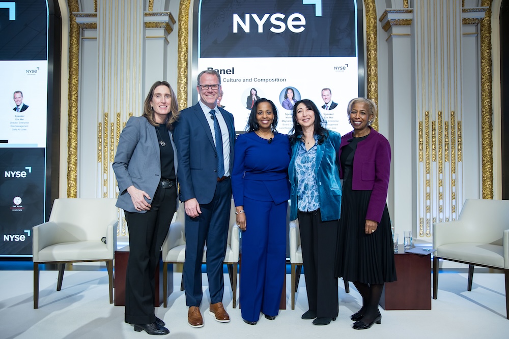 Suzanne Brown, Eric Mai, Nichelle Maynard-Elliott, Shaz Kahng, and Sharon Bowen at the 2025 Candidate Education Event 