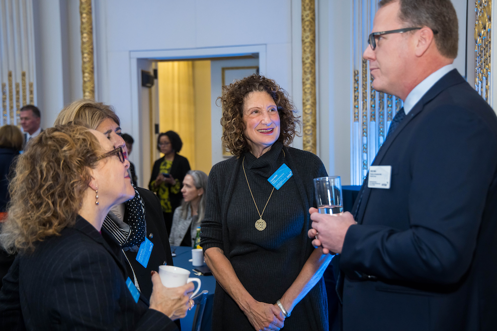 Eric Mai, Aliza Knox, Anne Alonzo, and Rebecca Maciera-Kaufmann at the NYSE Board Services 2025 Candidate Education Event