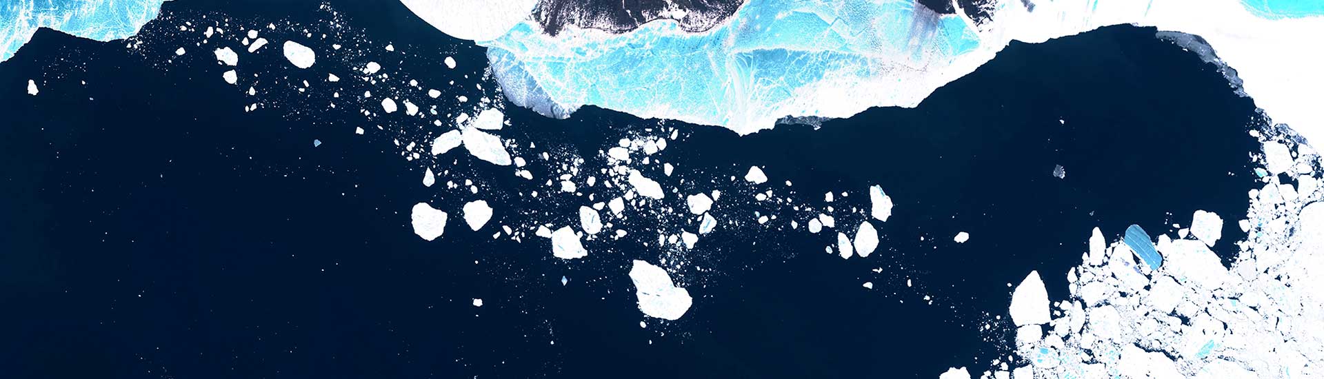 Birdseye view iceberg