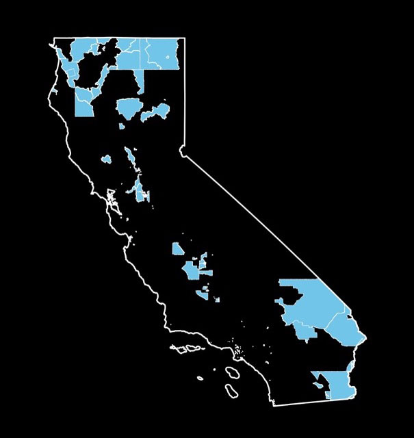 ICE Flood Risk and Social Impact Scores - California