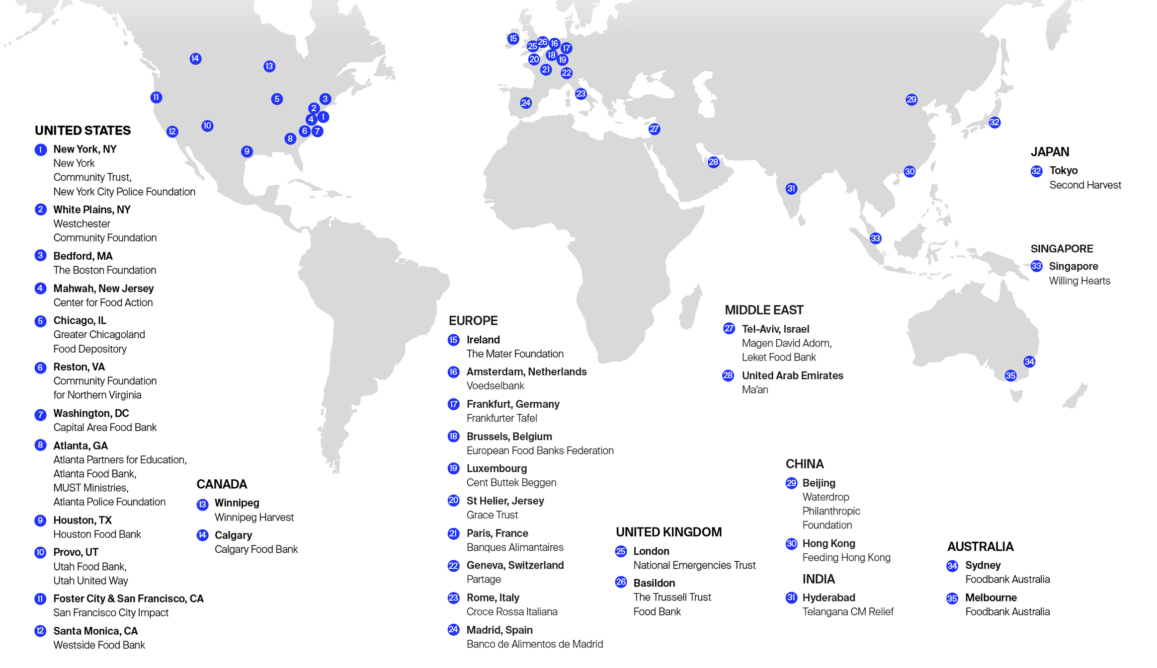 ICE COVID Charity Map