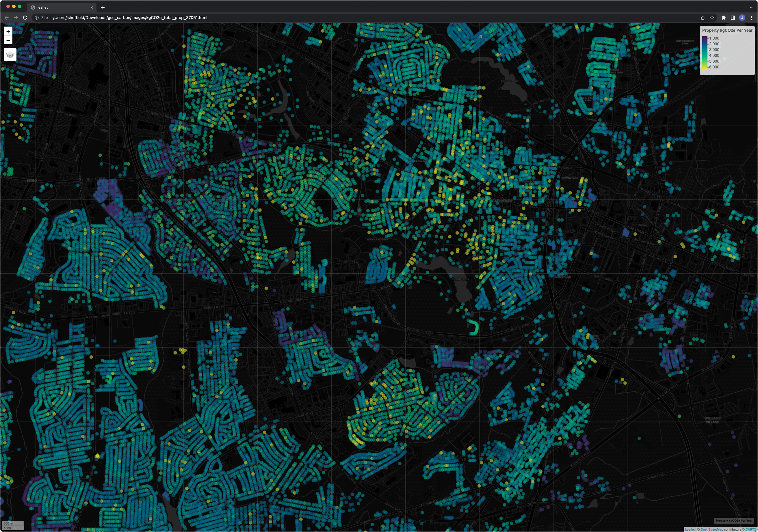 ICE Climate quantifying data