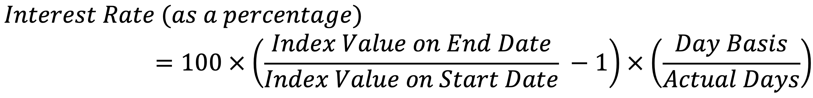 ICE RFR Methodology Calculation Formula